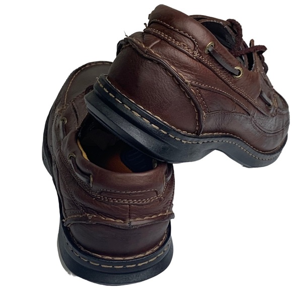 Men’s Dockers Stain Defender Lace Up Chocolate Brown Oxford Size 12 main image 4